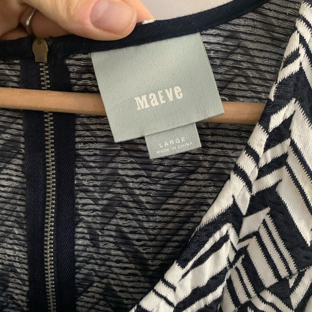 Maeve Caldera Chevron Dress - Picture 4 of 5
